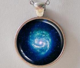 Galaxy Necklace - Hot & Cold in the M100 Galaxy - Galaxy Series